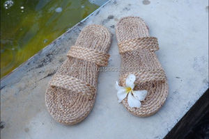Coconut Fiber Composite Flip Flops Comfortable Daily Wear Sandals Bulk Supply - Product Image 5