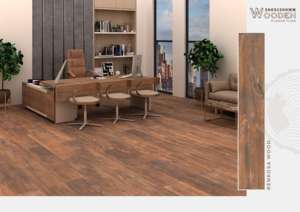 กระเบื้องพอร์ซเลนเนื้อแมตต์แบบธรรมชาติ ขนาด 8x48 นิ้ว ออกแบบมาเพื่อให้ได้รูปแบบลายไม้แบบแผ่น พร้อมพื้นผิวที่ควบคุมได้และพื้นที่ใช้งานที่ทนทาน - Product Image 4