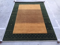 Tapis artisanal en laine Gabbeh tissé à la main, tapis oriental floral, antidérapant, à poils longs, pour la maison, l'hôtel, la chambre
