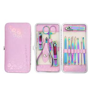 Portable Professional Manicure <b>Kit</b> Stainless Steel <b>Nail</b> Care Set with Elegant Leather Storage Case - Product Image 5