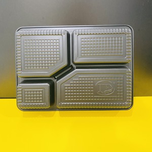 Contenedor de Alimentos Desechable de Plástico con 4 Compartimentos y Tapa de PET para Lonchera y Restaurante, Éxito de Ventas 2026, Fábrica en Vietnam - Product Image 6