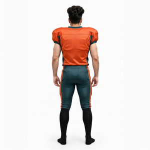 Camiseta de Fútbol Americano para Hombre, Sublimada, Cuello en V, Manga Corta, Malla Transpirable, 420 g/m², Corte Atlético, Números de Equipo - Product Image 6