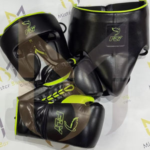 Nuevo Set de Boxeo Fly 2026 para Entrenamiento, Cuero Duradero Negro/Verde, Set de Boxeo Fly Personalizado, Set de Sparring de MMA y Kickboxing para Adultos - Product Image 1