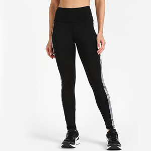 Leggings pour femmes à lacets, taille haute, avec cordon de serrage latéral, pantalon de yoga, tenue de sport, tenue de club sexy - Product Image 1