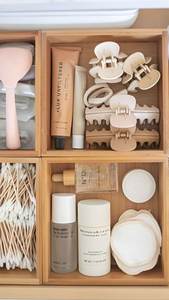 Multi Size Wooden <b>Drawer</b> Organizer Tray for Jewelry Cosmetics Kitchen <b>Tools</b> and Office Storage - Product Image 3