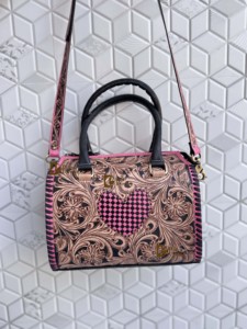 Nouveau Sac à Main Speedy en Cuir Sculpté à la Main, Style Bohème Gypsy, Fait Main, Tendance Western, pour Femme, Collection 2026 - Product Image 5