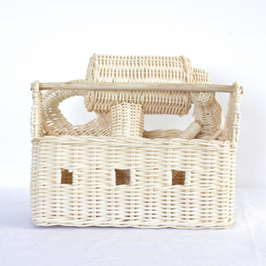 Juguetes de ratán hechos a mano para niños, juego de simulación, kit de herramientas de juego imaginativo, gran calidad - Product Image 3