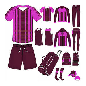 ชุดฟุตบอลครบชุด ชุดแข่งขันฟุตบอลสำหรับผู้ใหญ่ แบบกำหนดเอง ผ้าโพลีเอสเตอร์ 100% แห้งเร็ว เสื้อฟุตบอลแบบยูนิฟอร์ม - Product Image 5