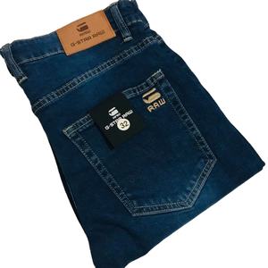 Jeans pour hommes de haute qualité, design unique, pantalon en jean denim, coupe régulière, taille moyenne, lavage uni, été automne, 100% coton - Product Image 5