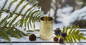 Hot Selling Metal 18-oz Ice Cold Brass Beer Stein Moscow Mules <b>Mugs</b> Golden Finished New Creative Cup - Product Image 2