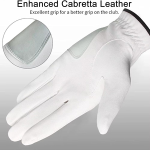 ถุงมือกอล์ฟ หนังแท้สีขาว กันลื่น สำหรับทุกเพศ แบบสวม - Product Image 4