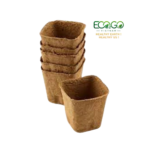 Designer Choice Coconut Coir Fiber Pot Plant - Breathable Plantable <b>Flower</b> Pots In Diversity Size From Eco2go Vietnam - Product Image 5