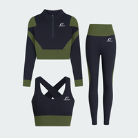 Vêtements de sport pour femmes en gros, tenues de fitness et de yoga, vêtements de gym pour femmes, ensembles de yoga sans couture taille haute pour femmes