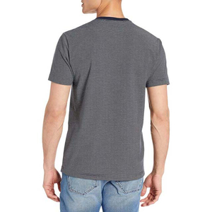 Camisetas de Hombre de Último Diseño, Transpirables, de Algodón y Fibra de Bambú, Estilo Urbano, Cuello Redondo, Manga Corta, Color Sólido - Product Image 4