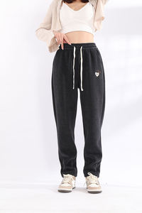 Pantalon de jogging décontracté pour femme, taille haute élastique, coupe ample, coupe-vent, respirant, écologique, 360 GSM, idéal pour l'entraînement et les activités sportives - Product Image 5