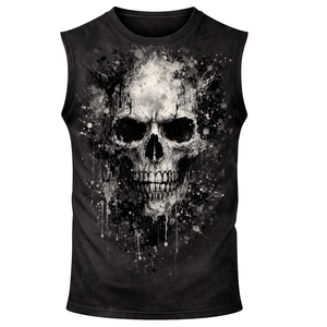 Camiseta sin Mangas Personalizada para Hombre, Suave y Transpirable, de Poliéster/Algodón, Diseñada para Entrenamientos en el Gimnasio, Cómoda - Product Image 6