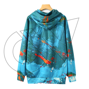 Sudadera con Capucha para Mujer 2026, de Forro Polar, Sólida, Manga Larga, Informal, Tejida, de Poliéster/Algodón, Transpirable, para Invierno - Product Image 2