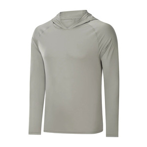 Breathable Clothing Manufacturer Hoodie For Men's Fashion Trendy Sportswear Solid Color Fishing Hoodie For Men's - Product Image 4