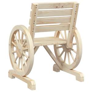 เก้าอี้สวนไม้เฟอร์เนื้อแข็ง 22.8 X 22.8 X 30.9 นิ้ว ผิวไม้ธรรมชาติ - Product Image 6