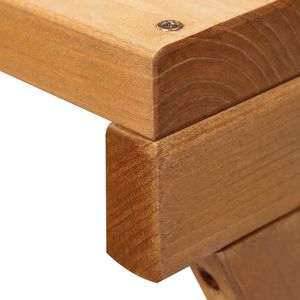 Tavolo da Picnic Trasformabile 2-in-1 con Sedie Pieghevoli e Porta Ombrellone, Set da Giardino in Legno per Esterni - Product Image 5