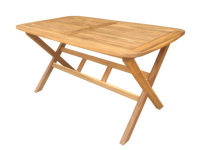 TABLE PLIANTE EN BOIS RECTANGULAIRE
