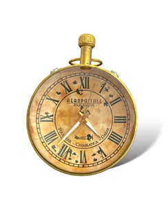 Reloj de Escritorio y Mesa Art Deco de Latón con Movimiento Mecánico, Diseño Ecológico para el Hogar o la Oficina - Product Image 2