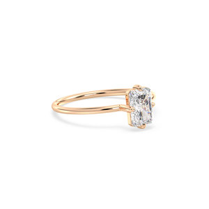 Anillo Solitario REYES de Plata de Ley 925 con Moissanita Certificada GRA para Mujer, Joyería Sostenible para Bodas y Fiestas de Lujo - Product Image 3