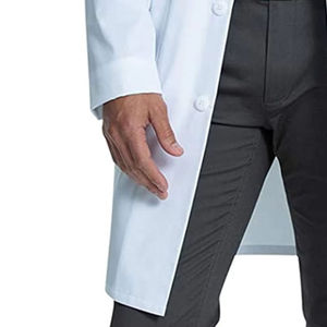 TENDENCIAS CLÁSICAS Bata de Laboratorio Médica Unisex de Algodón y Poliéster, Resistente al Ácido, con Protección Contra Pinchazos, Tejido Sin Costuras - Product Image 6
