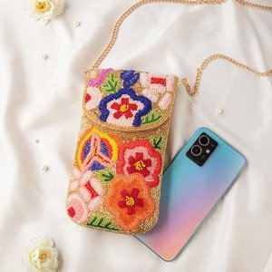 Bolso de mano de lujo moderno para San Valentín, hecho a mano, con cuentas de PP grabadas, correa de guitarra, tamaño personalizado, accesorio para teléfono móvil - Product Image 5