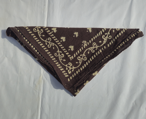 Pañuelo de algodón al por mayor con estampado de Paisley, pañuelo cuadrado de moda personalizado para mujer, pañuelo suave de algodón para el cabello - Product Image 4