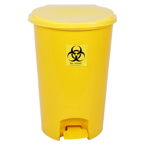 Eco-Friendly Pressing Open Top Foot Pedal Square Medical Waste <b>Bin</b> Heavy Duty <b>Plastic</b> Construction Hospital Use DIY Printed - Product Image 4