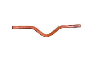 Brida de caballo de cuero de alta calidad Browbands Canal vacío personalizable Tallas V y estilo de onda - Product Image 3