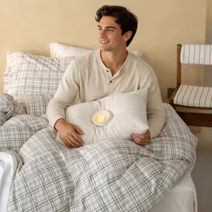 Juego de Edredón Moderno Estampado de 3 Piezas, Juego de Edredón Suave y Transpirable - Product Image 4
