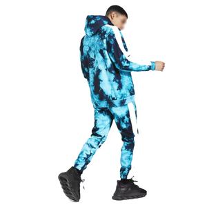 Survêtements respirants Tie Dye épais en polaire d'automne et d'hiver pour hommes au meilleur prix Ensemble de survêtements Tie Die pour hommes - Product Image 3