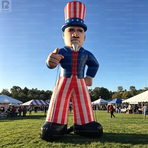 Uncle <span class=keywords><strong>Sam</strong></span> Inflable Gigante Personalizado con Luz LED, Mascota Patriótica Americana para Publicidad del 4 de Julio/Día de la Independencia de EE. UU./Espectáculo - Product Image 2