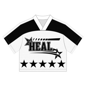 Último Diseño Personalizado de Camiseta Deportiva con Cuello en V, Transpirable, de Secado Rápido, 100% Poliéster, Talla Grande - Product Image 6