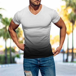 T-shirts unisexes 100% coton, style hip-hop, logo sur le devant, tricotés, anti-plis, coupe classique, manches courtes, col rond, 210g - Product Image 3