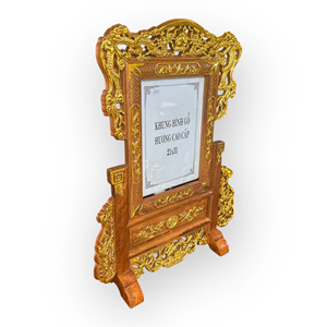 Marcos de Madera Modernos para Cuadros, para Altares Ancestrales y Salas de Estar, Varios Tamaños, Tallados y Dorados - Product Image 4