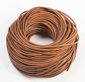Brown Color <b>Leather</b> Cord For Sale Direct Factory Price Bulk quantity Durable Genuine <b>Leather</b> Cord Supplier & Manufacturer - Product Image 1
