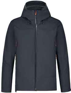 Veste imperméable à capuche pour homme, coupe classique, couleur unie, vêtement d'hiver décontracté, fermeture éclair, extérieur en polyester, doublure en nylon - Product Image 1