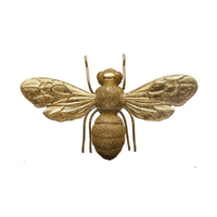 Figurine d'abeille en métal de qualité supérieure, moderne et écologique, motif sculpté, best-seller, décoration de Noël pour la maison, le bureau et l'hôtel