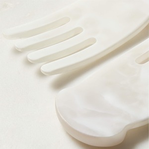 ช้อนเรซิ่น FAIZA CRAFT สำหรับเสิร์ฟอาหารและสลัด ทำด้วยมือ ดีไซน์คลาสสิก เป็นมิตรกับสิ่งแวดล้อม ขัดเงาอย่างดี ด้ามจับสั่งทำได้ ใช้กับเครื่องล้างจานได้ เหมาะสำหรับงานปาร์ตี้ - Product Image 2