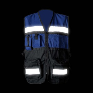 Gilet de sécurité réfléchissant imperméable de classe 2 ANSI EN ISO 20471, couleur personnalisée, OEM/ODM, multi-poches, construction robuste - Product Image 4