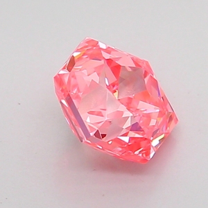Diamant de laboratoire 1 carat rose vif fantaisie taille hexagonale VVS1 avec certificat IGI, couleur D-F, clarté VVS-VS, personnalisable - Product Image 3