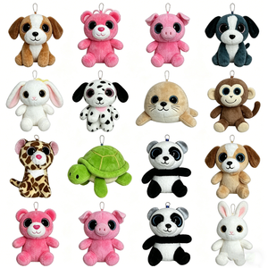 Customized Plush Animal Key Chains Cartoon Soft Stuffed Toys For Kids And Collectors 3D Shape Design - Product Image 5