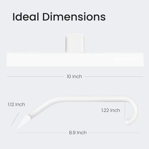 Tergivetro doccia in silicone monopezzo con gancio integrato per appendere facilmente, ideale per finestre, porte e specchi domestici - Product Image 4