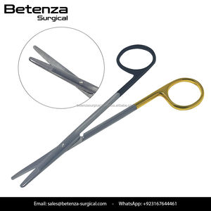 Ciseaux de dissection manuels Kilner Ragnell TC Super Cut courbés 13 cm, utilisation sûre, conformes aux normes MOL - Product Image 2