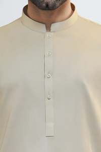 High Quality OEM ODM Wholesale Price New Style <b>Kurta</b> Pajama Indian & Pakistan Clothing <b>Men's</b> Solid Color Salwar Kameez 2026 - Product Image 4