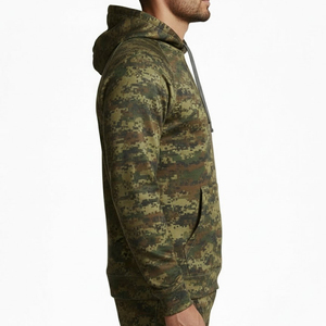 Sudadera con Capucha de Camuflaje para Hombre, Manga Larga, Impresa, de Poliéster que Absorbe la Humedad, para Caza - Product Image 2