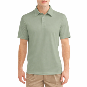 Camiseta Polo Personalizada para Hombre, Camiseta Polo de Algodón Lisa, Manga Corta, Informal, para Golf, con Logotipo Bordado OEM, Transpirable, Uniforme - Product Image 1